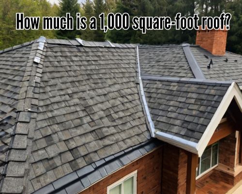 a home with 1000 sq ft roofing