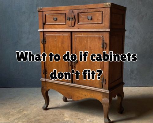an old cabinet removed